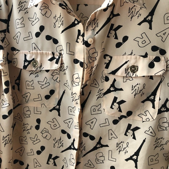 Karl Lagerfield Blouse - Picture 7 of 12